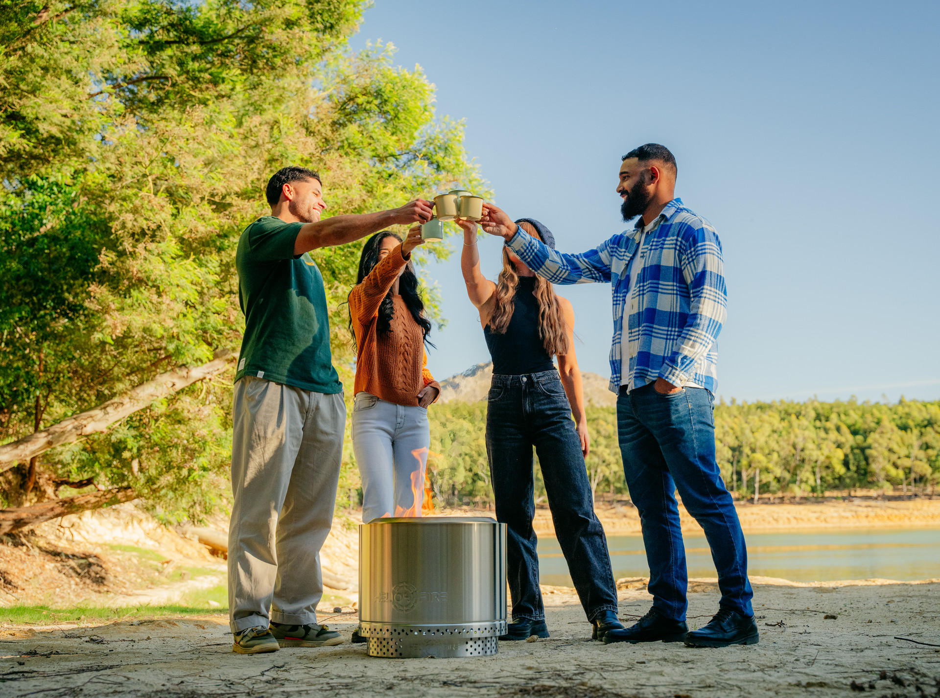 Elegant patio furniture and parasols for outdoor entertainment