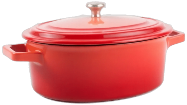 Chasseur oval stew pot - elongated cast iron cookware