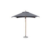 2.2m Square (8) Charcoal Classic Parasol (excludes Medium Base)