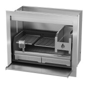 Pyro Full Wood Braai Stainless Steel 1000mm