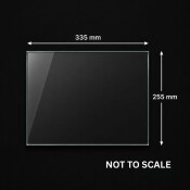 Spare Glass (335mm x 255mm) - Modena Vision side Glass