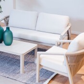 Cortina Rope Sofa Set & Table