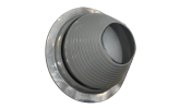 LG Round Roof Flashing (SILICONE) 150-280mm Base: 368mm (YS28)