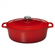 Chasseur Casserole Oval 31 - Ruby Red