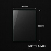 Spare Glass (260mm x 280mm) - Deluxe F