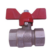 PERFECTA VALVE F-F STRAIGHT 1/2" RED BUTT