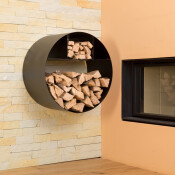 OH Round Wood Storage (wall mount)