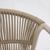 Coastal Weave Dining Chair (Beige)