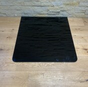 10mm Glass Baseplate - Radius Edge (850 x 750mm) Black