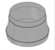 400mm 452/348 Reducer