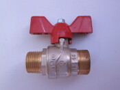 EVOL VALVE M-M STRAIGHT 1/2" (24X19) RED BUTT