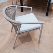 Coastal Weave Dining Chair (Beige)