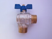 EVOL VALVE M-M ANGLE 3/4" BLUE BUTT
