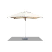 2m Square Ecru Aluminium Corpzone Parasol (excludes Small Base)