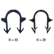 16-20MM TACKER PIPE FIX CLIP H=45