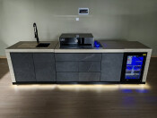 Rockbeam Travertino Romano Hi-Top Kitchen