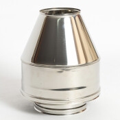 80mm Bell End Piece (Single Skin)