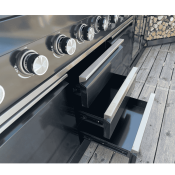 6B Classic Satin Black Outdoor Kitchen
