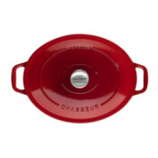 Chasseur Casserole Oval 33 - Ruby Red