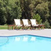 Leisure Deck Chair - Ecru Acrylic