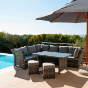 Versano Patio Lounge Set (Dark Grey)