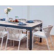 Coastal Weave Dining Chair (Beige)