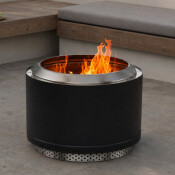 Apollo Black - Smokeless Fire Pit (Includes FREE carry bag)