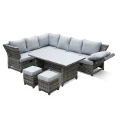 Versano Patio Lounge Set (Dark Grey)