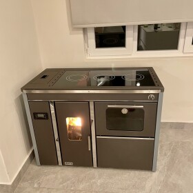 Bosphorus Pellet Cooking Hydronic Stove (Grey)