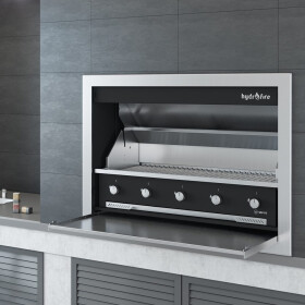 Gas Insert Braai 3CR12 Steel 1200mm (No Cooker Dome)