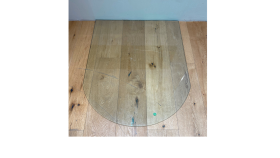 10mm Glass Baseplate - Circle Front (925 x 750mm)