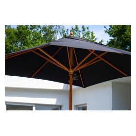 2.8m Square Charcoal Classic Parasol (excludes Large Base)