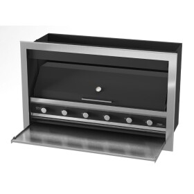 Gas Insert Braai 3CR12 Steel 1400mm (No Cooker Dome)