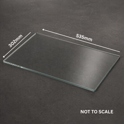 Spare Glass Verta Front (302mm x 535mm x 4mm)