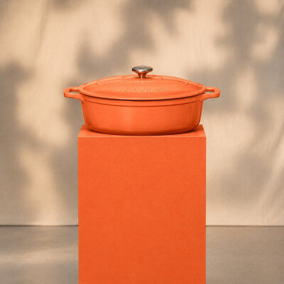 Chasseur Casserole Oval 33 - Tangerine