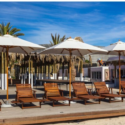 2.8m Square Ecru Classic Parasol (excludes Large Base)