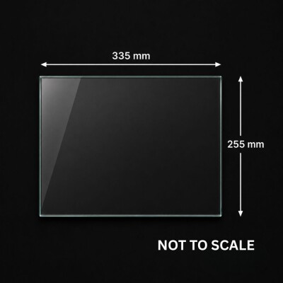 Spare Glass (335mm x 255mm) - Modena Vision side Glass