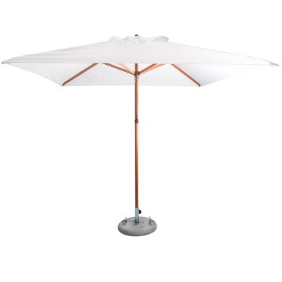 2m Square Ecru Classic Tokai Parasol (Excl Base 25kg)