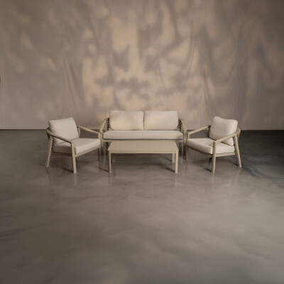 Cortina Rope Sofa Set & Table