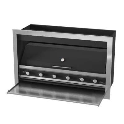 Gas Insert Braai 3CR12 Steel 1400mm (Includes Cooker Dome)