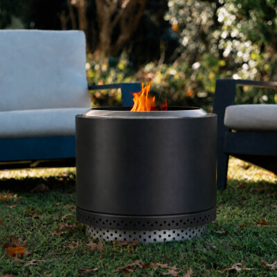Eros Black -  Smokeless Fire Pit (Includes FREE carry bag)