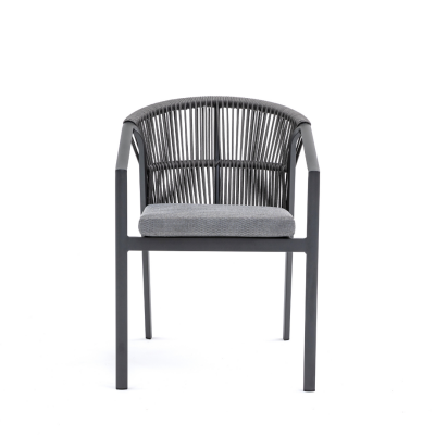 Coastal Weave Dining Chair (Anthracite)