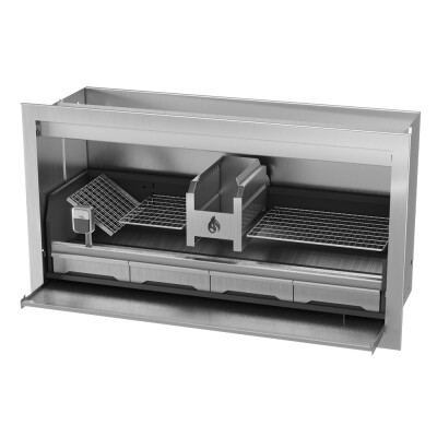 Pyro Full Wood Braai Stainless Steel 2000mm