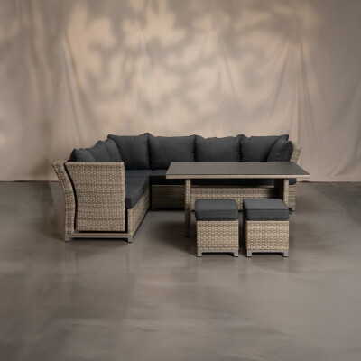 Versano Patio Lounge Set (Dark Grey)