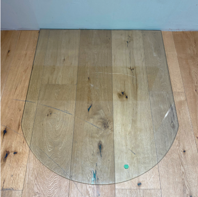 10mm Glass Baseplate - Circle Front (925 x 750mm)