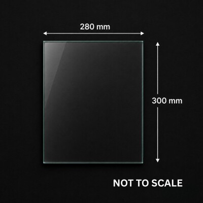 Spare Glass (280mm x 300mm) - Deluxe / Deluxe E