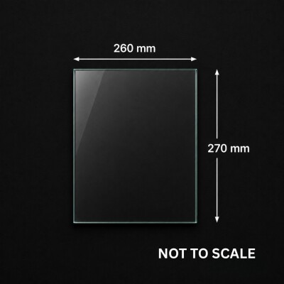 Spare Glass (260mm x 270mm) - Deluxe LG