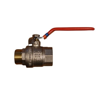 Brass Ball Valve Long Handle - 3/4FM-L