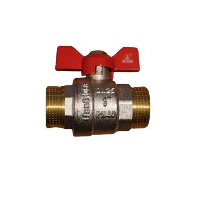 Brass Ball Valve Butterfly Handle - 1