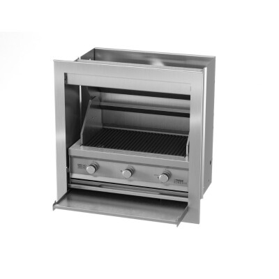 Gas Insert Braai Stainless Steel 800mm (Includes Cooker Dome)